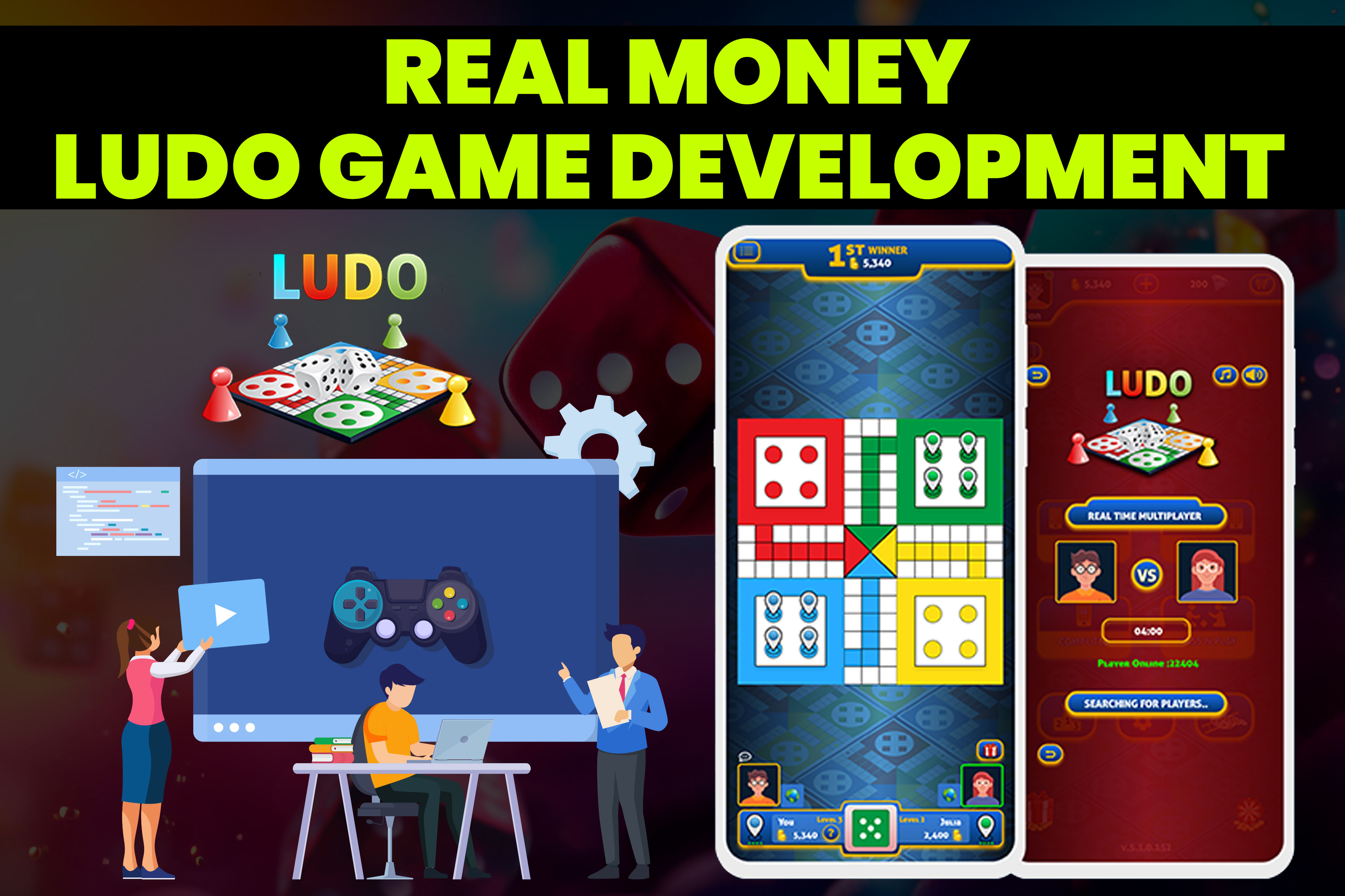 Real money Ludo game.